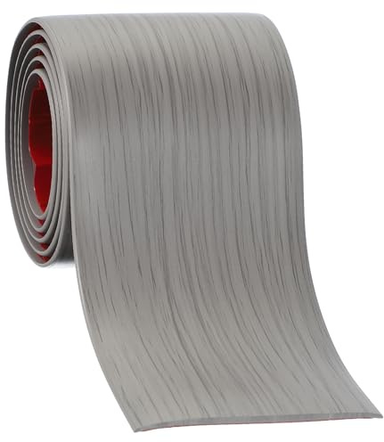 PATIKIL Bande De Transition De Sol Autoadhésive 76 mm x 1 Mètre, Diviseur Plat Pour Sol En Vinyle Et Stratifié Pour Joints De Sol Portes Couverture Carreaux De Sol Grain De Bois Gris