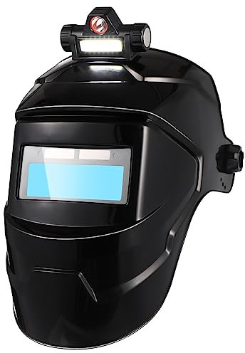 Kichvoe Casco Da Saldatura Visiera Termoisolante Colori Realistici Schermo e Tonalità e Sensibilità Imbottitura Traspirante e Copricapo Adaptable Per Sicurezza e Comfort