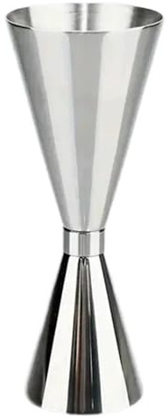 Bicchiere dosatore for cocktail da 1 oz/2 oz in acciaio inossidabile, doppio misurino for alcolici, for bar, feste e club, accessori for bar, utensili for la casa per le bevande(Black-1pc)