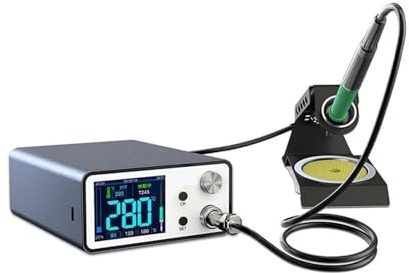 Estación De Soldadura Inteligente T3A Con Soldador Eléctrico, Mango T245, Punta De Soldadura, Herramientas De Estación De Soldadura De Hierro,Control de estabilidad(T245 Set B)