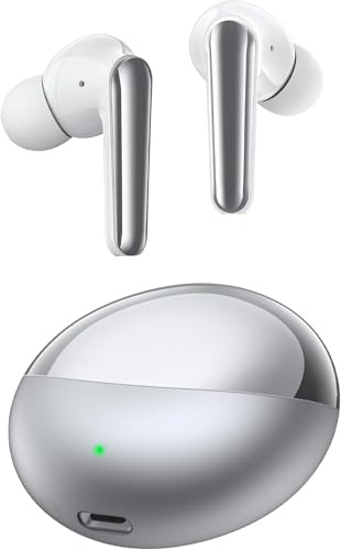 Wireless Earbuds, Bluetooth Earphones with 40H Playtime, In Ear Headphones for Running, Wireless Noise Cancelling Earbuds with 4 ENC, IPX6 Waterproof Sport Earphones for Gym, Travel, USB-C (White)