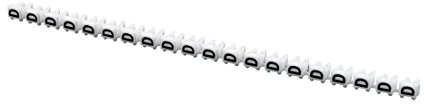 Aexit 20Pcs Letters' 'D' 'Etiquetas de cable de red Marcadores en para cable de (model: U4926IIVI-3833VZ) 1.0-3.0mm de diámetro