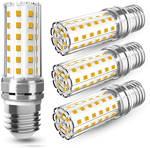 E27 LED Warmweiß 12W Mais Birne Lampen 3000K 1450LM Ersetzt Glühbirnen 100W, Edison Schraube Maiskolben Energiesparlampe Birnen Kerze Licht Glühbirne Nicht Dimmbar - 4er Pack