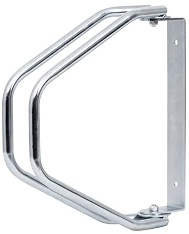 STIER Fahrradständer aus verzinktem Stahl zur Wandmontage, 180° rotierbar, 290 x 90 x 350 mm, für 1 Fahrrad