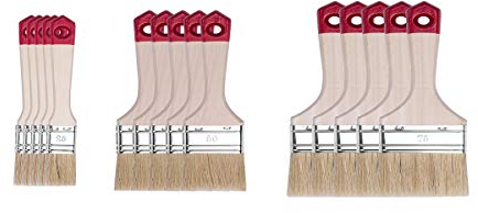 HARDY brochas y cepillos de pintura set 15PC, 5 piezas - 25, 50, 75 mm, A0284-030500