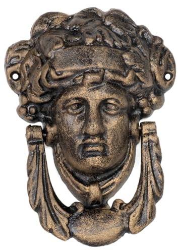 Moritz Türklopfer Athena Göttin Antik Stil Gusseiesen Rustikal Türklingel Door Knocker Barock Türglocke Haustür Türdekoration Türgong