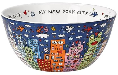 James Rizzi Müslischale D. 15cm MY NEW YORK CITY NIGHT Goebel Porzellan