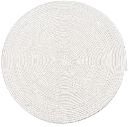 Rebower Fibra Vetro Manicotto Isolato Cavo Protezione 32.8Pi-3mm Bianco | per Applicazioni Alta Temperatura, Tubo