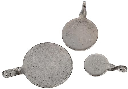 BIUDECO Schleuderziel 3-Teiliges -Stahl- -Ziel Metallziel Edelstahlziel Robustes Schießspielziel Dreiteiliger Anzug Edelstahl Major Luftschuss-Papierziel