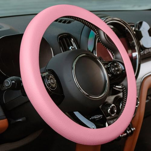 Spurtar Funda Volante Coche Universal Cubre Volante Silicona Antideslizante