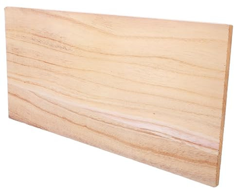 jojofuny Planche Bois Étagère Rectangulaire en Bois Massif, Décoration Intérieure, Polyvalente pour Bricolage et Diy, 40x20cm, Style Classique