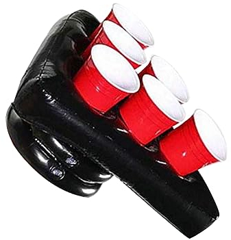 HEMOTON Aufblasbarer PVC Bierhut Spielhalter Dreieckiger Trinkspiel Hut Für Kinder Party Zubehör