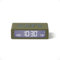 LEXON Flip Mini Réveil Matin de Voyage, Horloge numérique LED on/Off à luminosité réglable, Rechargeable et Tactile, idéal comme réveil de Chevet - Kaki