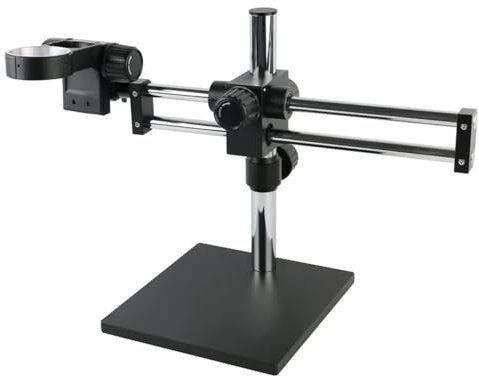 Microscope Accessories Double Arm Boom Stand Clip Bracket For Binocular/Trinocular Stereo Zoom Microscope PCB Industry Lab Microscopio Durability And Reliable Performance