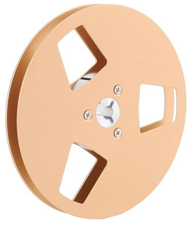 Carrete Vacío de 5 Pulgadas, 3 Orificios, Apertura de 1/4, Carrete de Cinta Vacía, Carrete Abierto de Aleación de Aluminio, Carrete Vacío de Cinta de Sonido, Carrete Vacío para