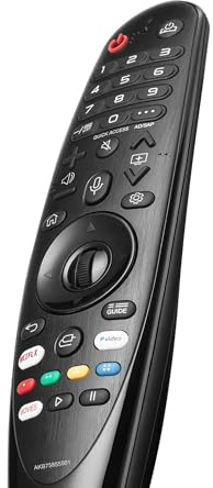 Ersatz für LG Magic Remote MR19BA/MR20GA mit Zeiger und Sprachfunktion Universalfernbedienung Kompatibel mit vielen LG Smart-TV-Modellen Netflix und Prime Video Hot Keys, Google/Alexa