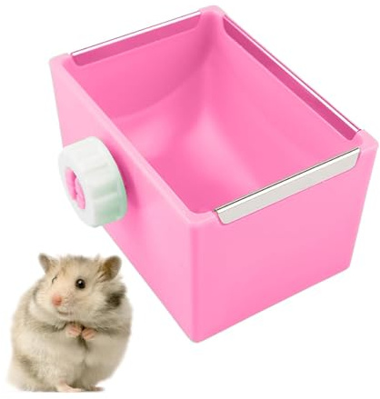 para hámster, plato de alimentación de agua para comida de mascotas, plato pequeño para hámsters sirios enanos, jerbos, ratones, degus u otras mascotas