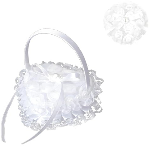 Kalsey Cuscino Porta Fedi Matrimonio Scatola, Cuscino Fedi Nuziali, Anello a Forma Di Cuore Scatola, Per Fedi Nuziali, per Gioielleri Sposi Compleanno Festa, Matrimonio Sulla Spiaggia (B)