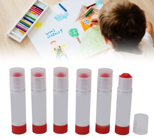 Naroote Bulk Tempera Paint Bars, Without Dirty, Easy to Clean, Tougatory Bars for Art (Red)
