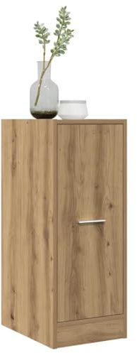 Nqyjm Armario farmacéutico de roble Artisan, 30 x 41 x 77,5 cm, material de madera para salón, dormitorio, oficina