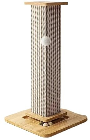 DGERFDJO Planche à gratter et Cadre d'escalade intégrés for Chat, avec Colonne à gratter Verticale résistante à l'usure et Jouets(2)