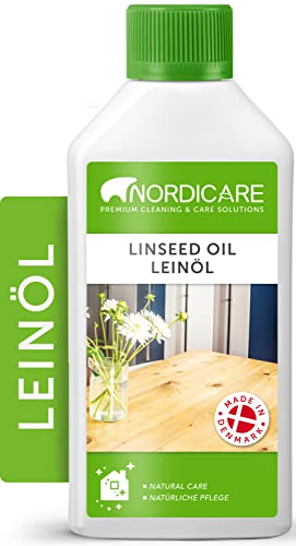 Nordicare Leinöl [500ml] für Holzschutz und Firnis