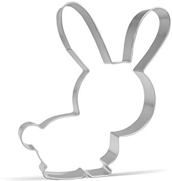 11.4 cm Rabbit Bunny Cookie Cutter - Stainless Steel