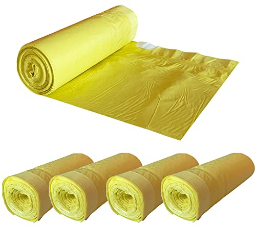 WELL HOME MOBILIARIO & DECORACIÓN 100 bolsas de basura con autocierre 30L capacidad cada una, especiales cubos altos
