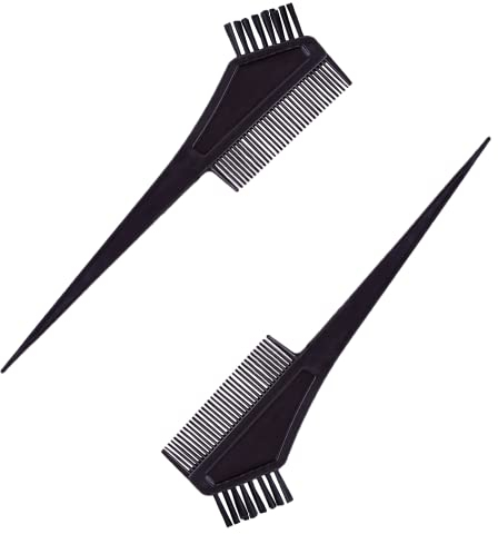 Haarfärbe Bürste, 2 Pcs Pinsel Haare Färben, Haar Färbemittel Kamm Bürsten, Haarfärbepinsel, Applikator Werkzeuge, für Barbershop und Home Coloring