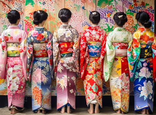 Elegant Kimono Beauties - A 1000-Piece Jigsaw Puzzle by Cross & Glory