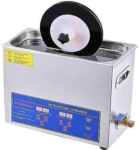 CGLYYDS Ultraschallreiniger - 6L Tragbarer Klangkavitationsmaschine mit digitalem Timer und Heizung, Laborwerkzeug, Vergaser, Maschine mit Motorteilen