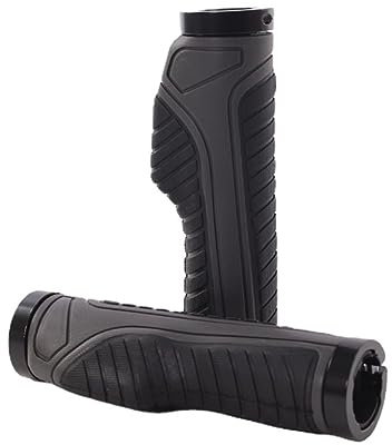 König Design 1 Paar Fahrrad MTB Fahrrad Lenker Griffe Gummi Anti-Rutsch Rennrad Grip, Farbe:Grau