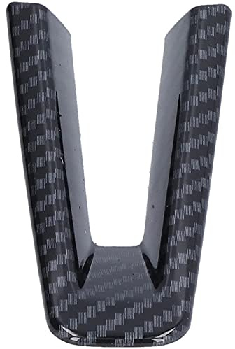 BOROCO Copertura del Rivestimento del Volante Sostituzione della Decorazione in Stile Fibra di Carbonio Per Mazda 3 Hatchbck Sedan CX-30