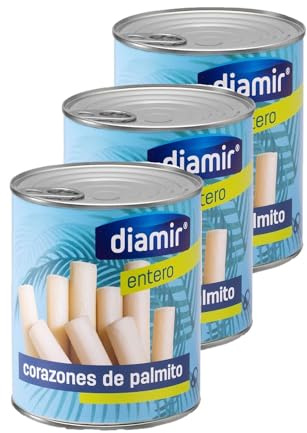 Lot 3x Cœurs de palmiers entiers - Boîte 800g