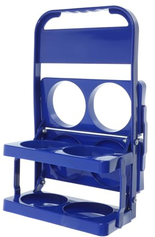 Cabilock Can Cooler Folding Beer Rack Basket Wine Holding Rack Practical Design for Outdoor Events