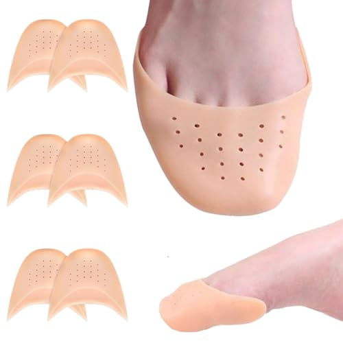 JEYORZY 3 Paare Zehenschutz Silikon, Zehenschoner Ballett Spitzenschoner Metatarsal Pads Schutz Für Spitzenschuhe Ballettschuhe High Heel Pumps Schmerzlinderung