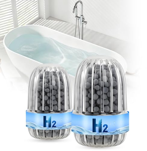 Hydrogen Bath Bombs Beads, Hydrogen H2 Water for Bathing Spa,Foot Bath,face Washing Muscle & Stress Relief Reusable Design 2pack
