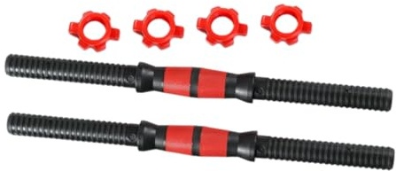 GALPADA 2 pezzi Barra Manubrio Sostitutiva Blocchi Impugnature Antiscivolo per Manubri Fitness Resistente e Facile da Installare per Allenamento Braccia Spalle e Gambe