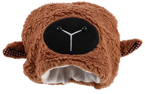 iplusmile Plüsch Schaf Ohr Haube Warme Tiermütze Wackelohren Lustige Cosplay Party Mütze für Herbst Winter Outdoor Aktivitäten