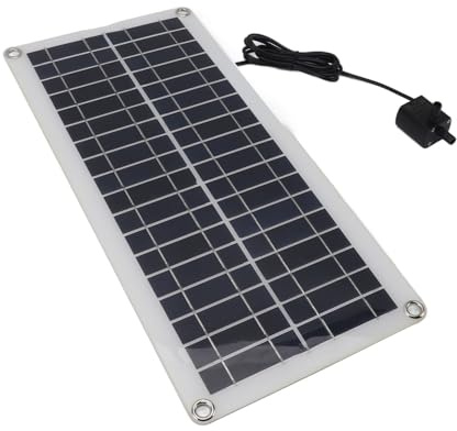 Yinhing Solar Fountain Pump Kit Energibesparande DC12V 50W Polykristallin Solpanel med Hög Effektivitet Borstlös för Trädgårdsdamm Bakgårdsfisk och Utomhusdekoration