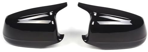 Auto Spiegelkappen Für 5Series Für F10 Für F11 Für F18 Für Pre-LCI 2010-2013 Glänzend Schwarz Seitenflügel Rückspiegel Abdeckungen 1 Paar Rückspiegel Abdeckung