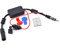 Bingfu Autoradio Antenne Signal Verstärker, FM Signal Booster Antennenverstärker 12V Stromversorgung DIN Stecker Adapter für Fahrzeug LKW SUV Autoradio Stereo Media Head Unit Empfänger