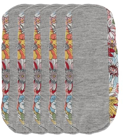5 uds. De Compresas Femeninas Lavables, Servilletas Menstruales De Tela De AlgodónReutilizables para Mayor Comodidad y Salud Femenina Mejorada (MSH0025)