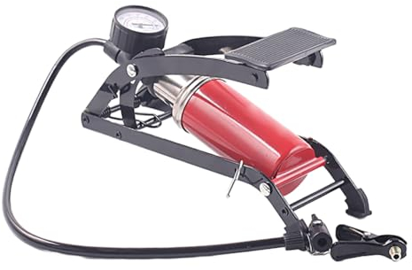 JECOMPRIS Reifenfüller Pumpe Auto Fußpumpe Für Autoreifen Reifenstandpumpe Pumpen-inflator Für Fahrzeug Reifen Motorrad Fahrrad Bälle Schlauchboote Aufblasbare Betten