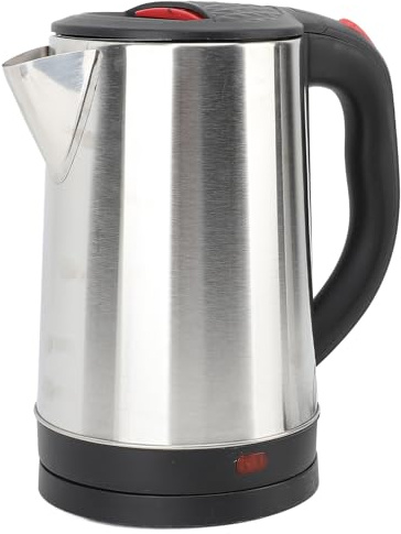 Bollitore Elettrico in Acciaio Inossidabile 304, Pentola per Acqua a Ebollizione Rapida da 2,5 L 1500 W, Bollitore per Acqua a Ebollizione Rapida con Spegnimento Automatico per