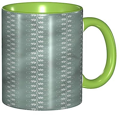 asbwuo Taza de té grande de porcelana primaveral con flores antiguas, 325 ml, regalo personalizado, multicolor
