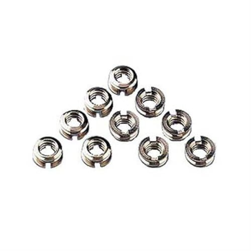 Hama 10er Set Übergewinde für Stativkopf, 1/4zu 3/8, GS5000, Silber