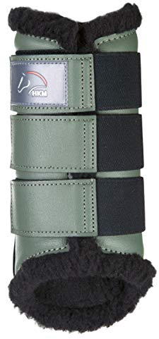 HKM 8585 Gamaschen Comfort, Teddyfutter Lederimitat-Kunstleder Anatomisch,