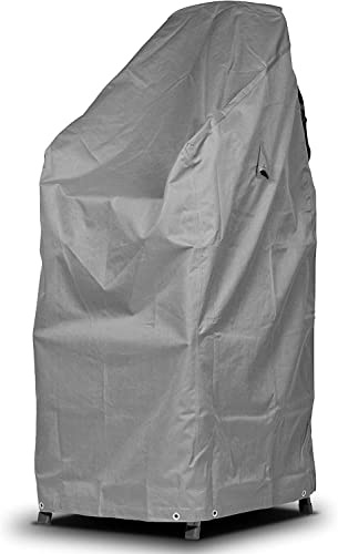Mehr Garten Housse chaises empilables 68x96x110/150 cm, Oxford 600D | imperméable, anti-UV, résistant à la déchirure avec cordon de serrage