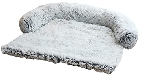 YAOTT Plüsch Orthopädische Hundebett für Sofa, Couch Kissen für Hunde, Flauschige Hundedecke Plüsch Hundematte Hundesofa, Waschbar Sofaschutz Katzenbett Weiches Haustierbett für Hunde und Katzen